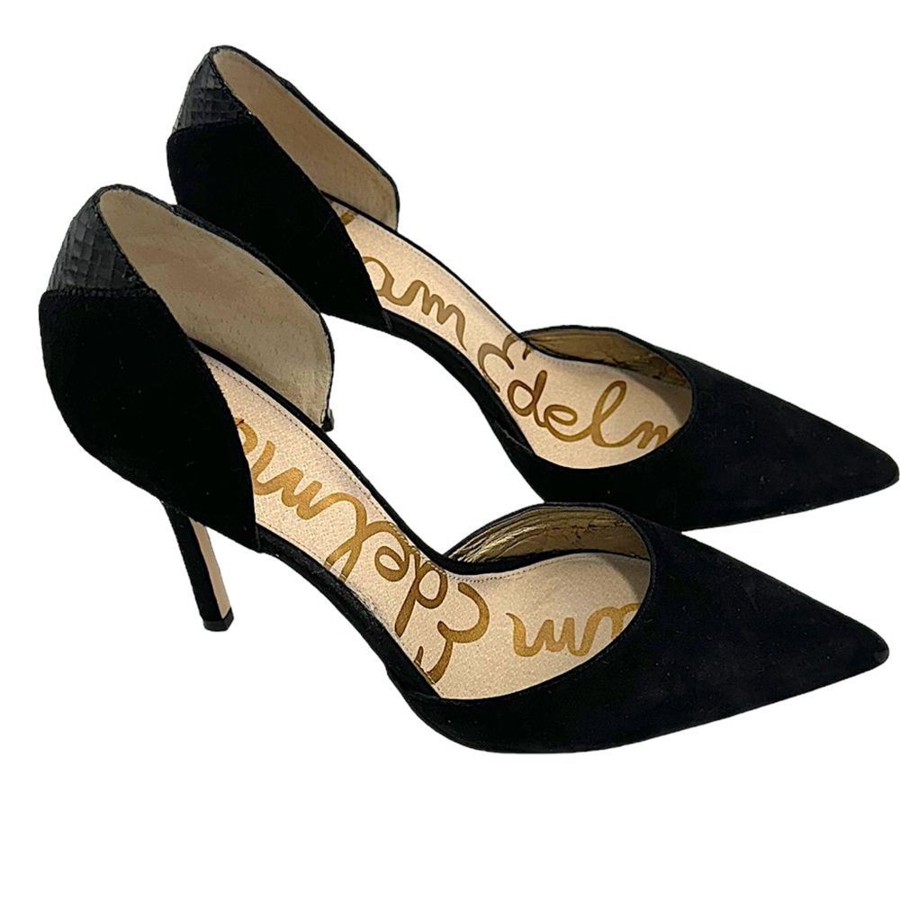 Sam Edelman Black Suede Stiletto Sz 9